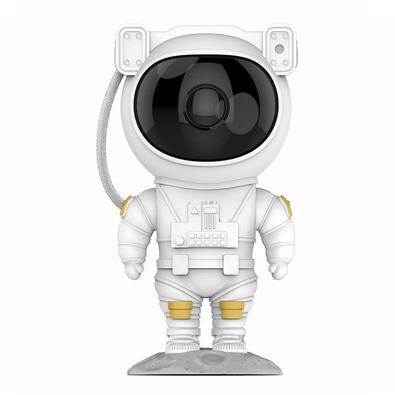 Astronaut Galaxy Star Projector – 360° Nebula Night Light with Remote